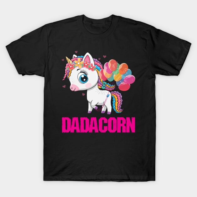 Dadacorn Unicorn Lovers Dad T-Shirt by unicorn shirt